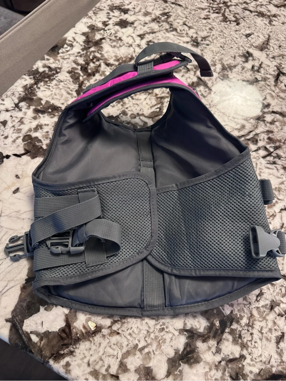 Good2Go Pink and Gray Dog Life Jacket